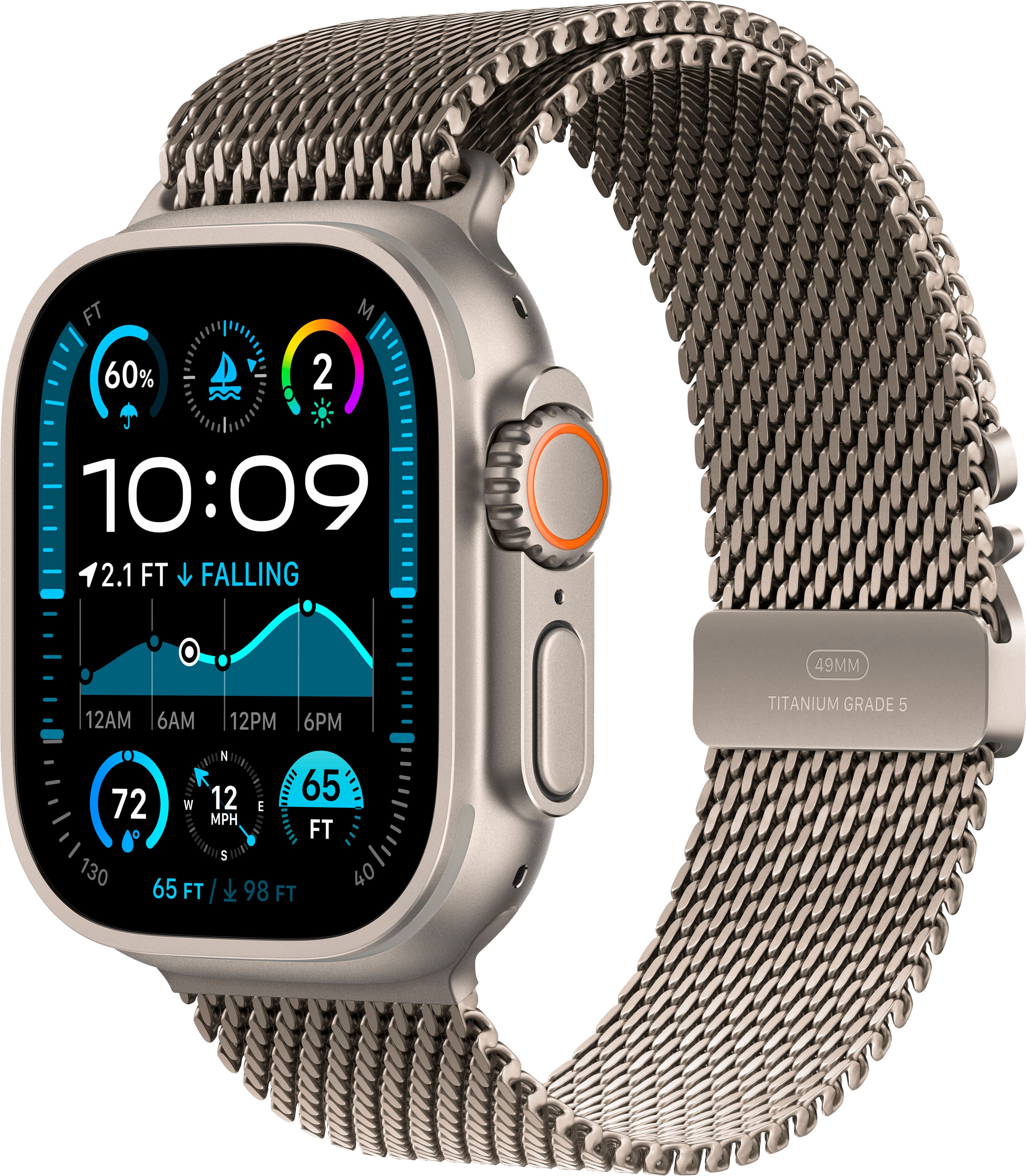 Apple Watch Ultra 2 (GPS+Cellular) 49mm Titanium Case with Natural