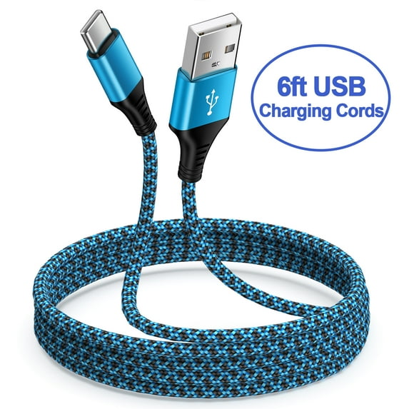 AILKIN USB C Cable 6ft, Type C to USB A Charger Cord for Cellphone
