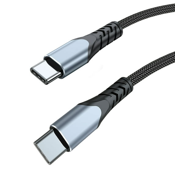 100W Fast Charging Line USB C to Type C Cable Quick Charging Right