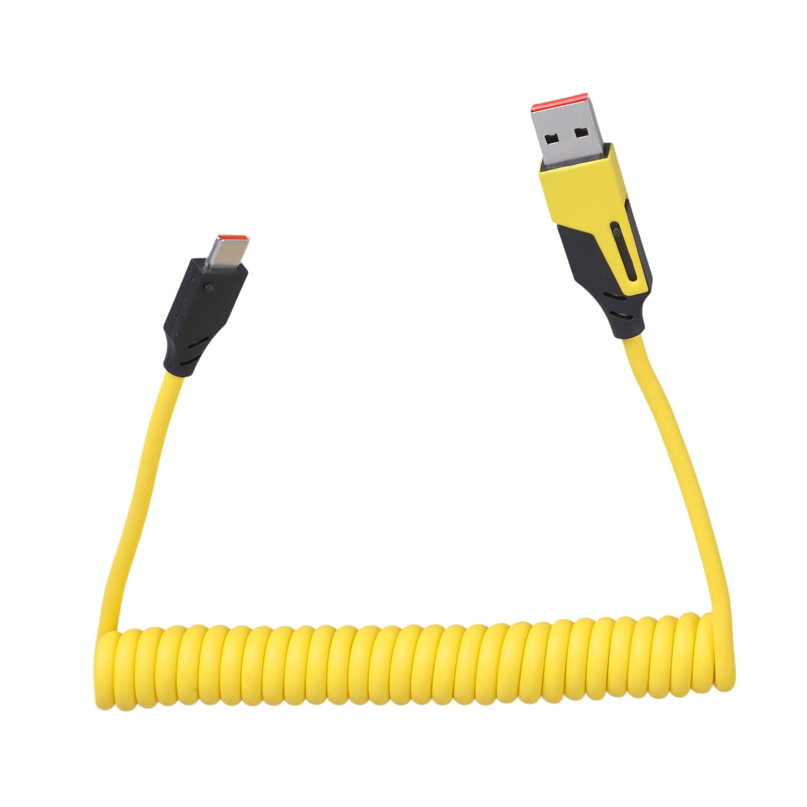 Retractable Type C + USB 2-in-1 Charging Cable 65W Fast Charging
