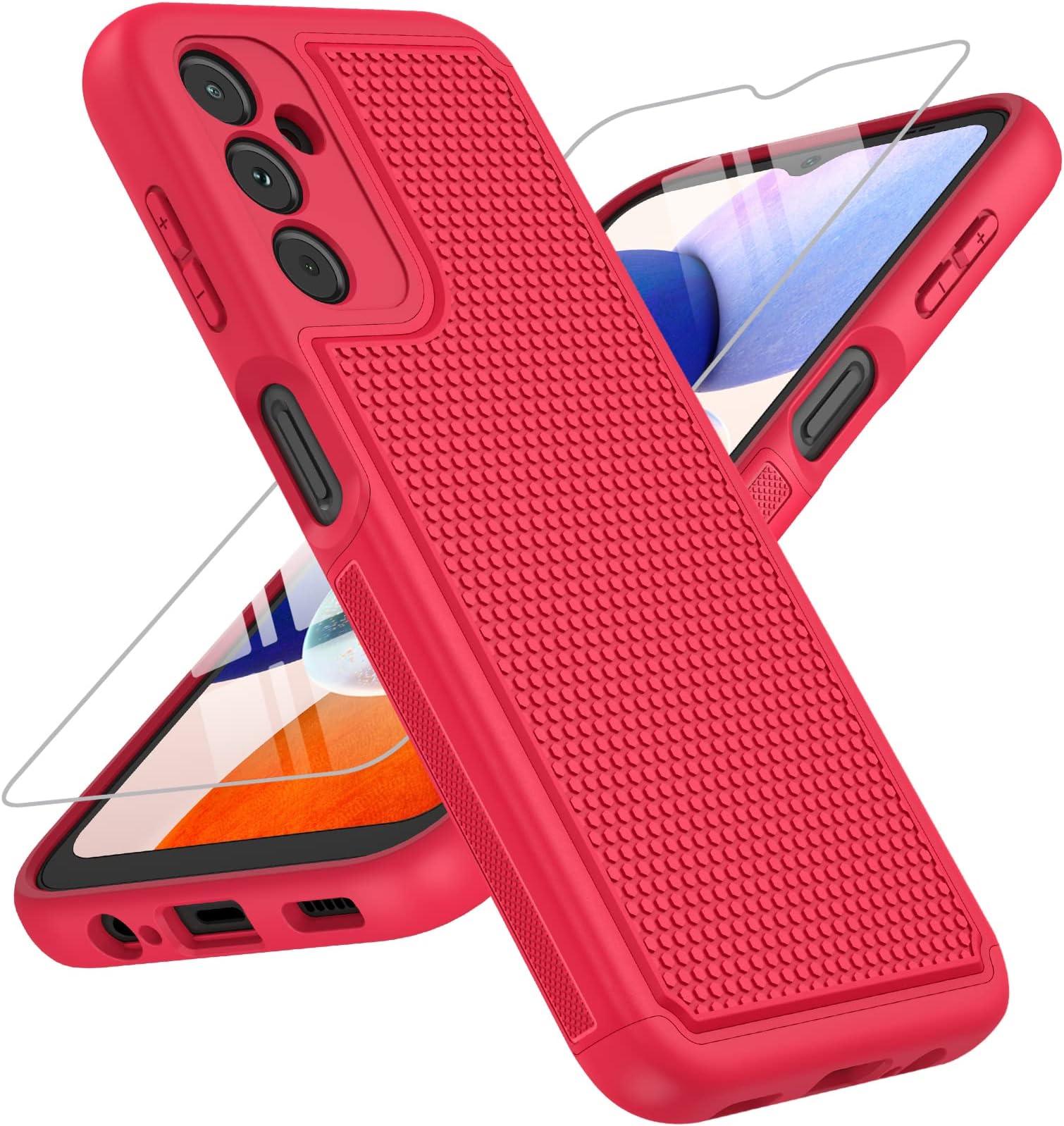 FNTCASE for Samsung Galaxy A15-5G Case: Dual Layer
