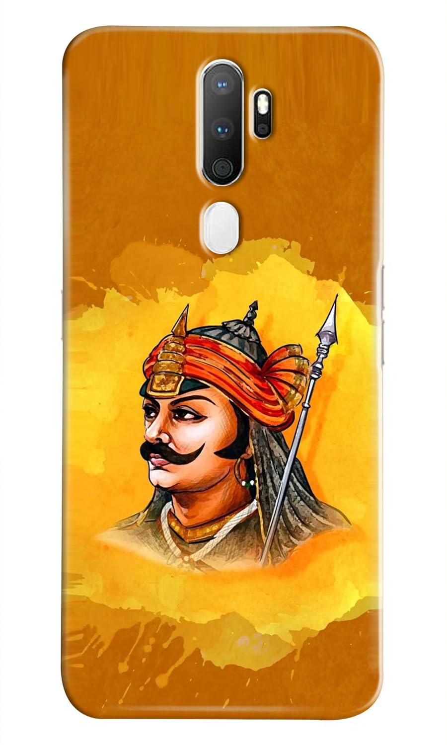 GALACOLORS 3D Printed Mobile Back Cover & Case ''Maharana'' '''Pratap