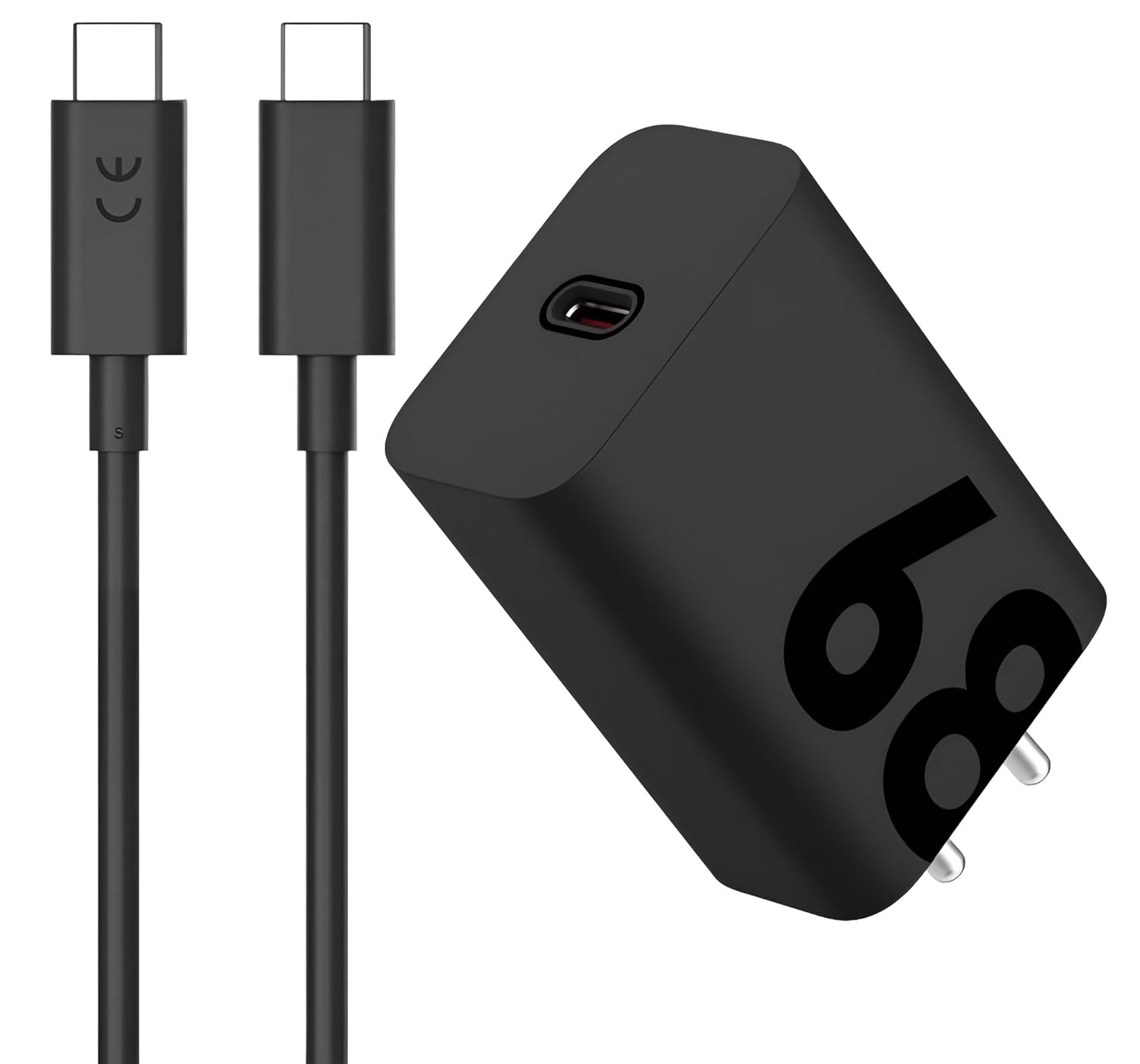 Motorola Original 68W Turbo Power Fast Charger Adapter with 3.3 Ft Type