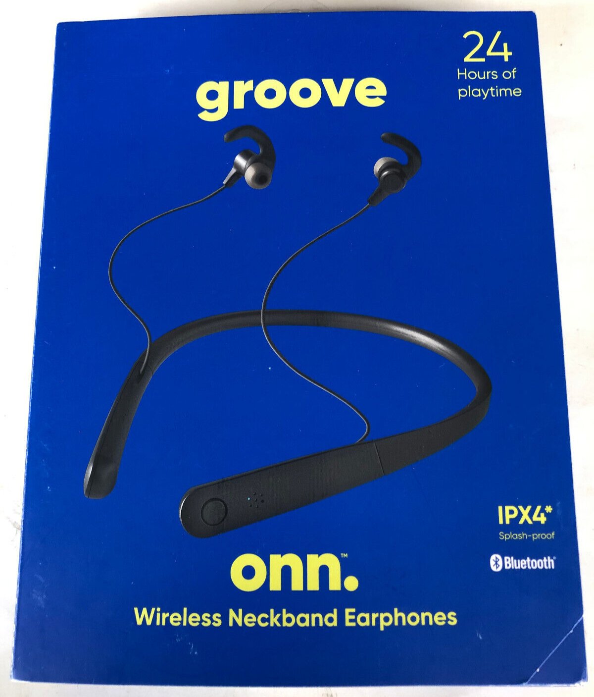 Onn Groove Bluetooth Wireless Bluetooth Neckband Earphones (100002892)