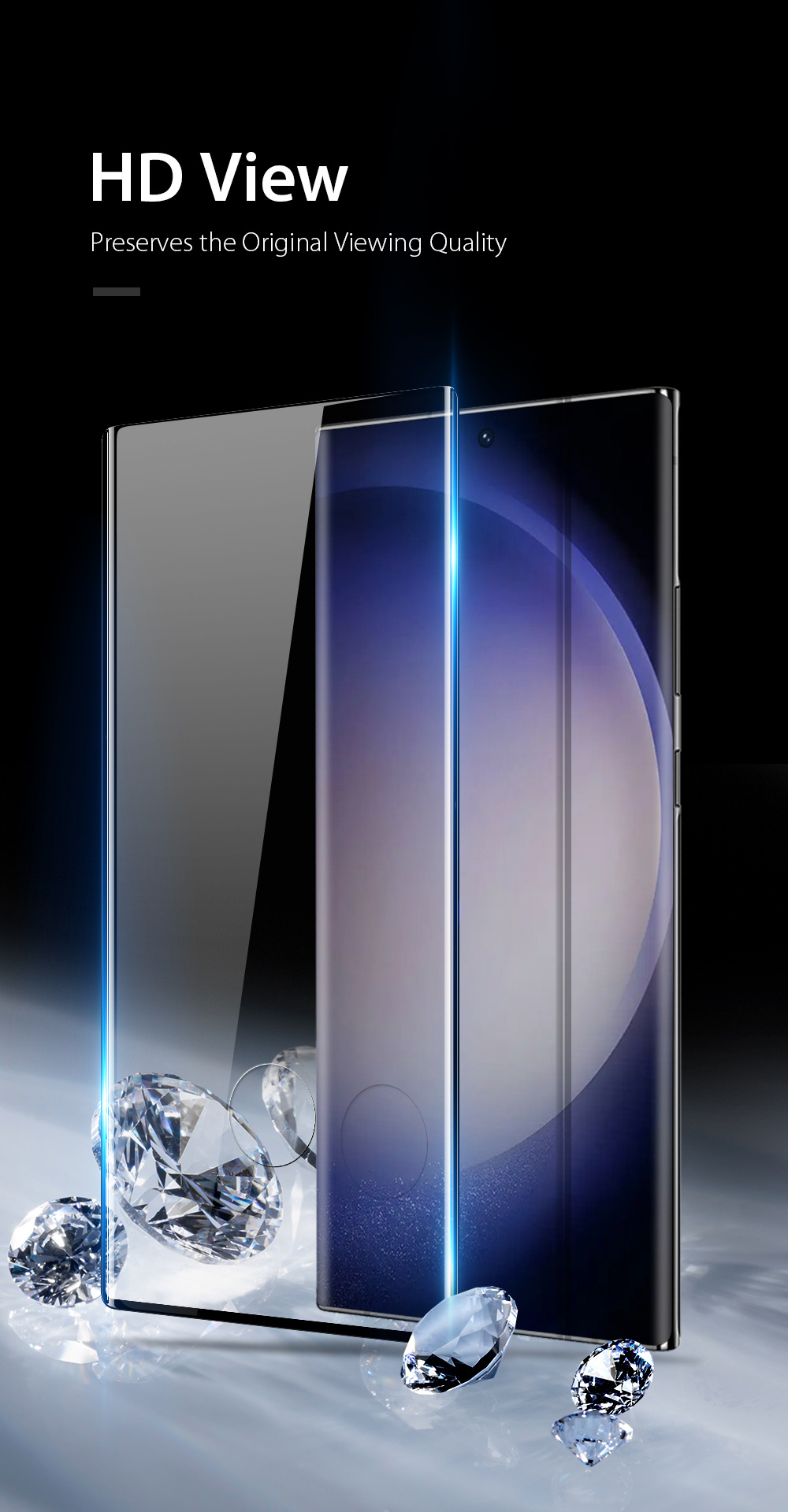 Tempered Glass Screen Protector for Samsung Galaxy S23 Ultra - Phone
