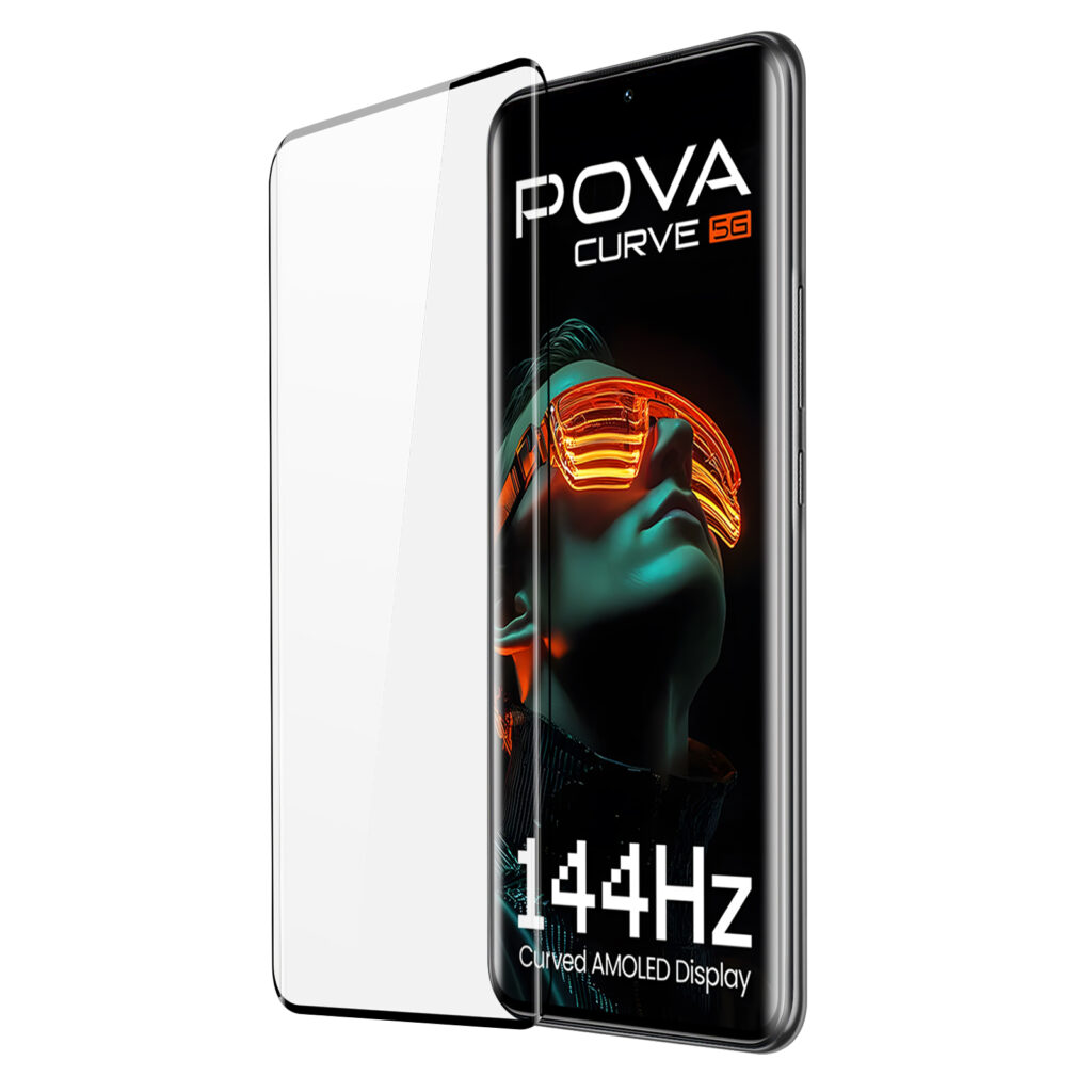 Tempered Glass Screen Protector for Tecno Pova Curve - Phone Cases