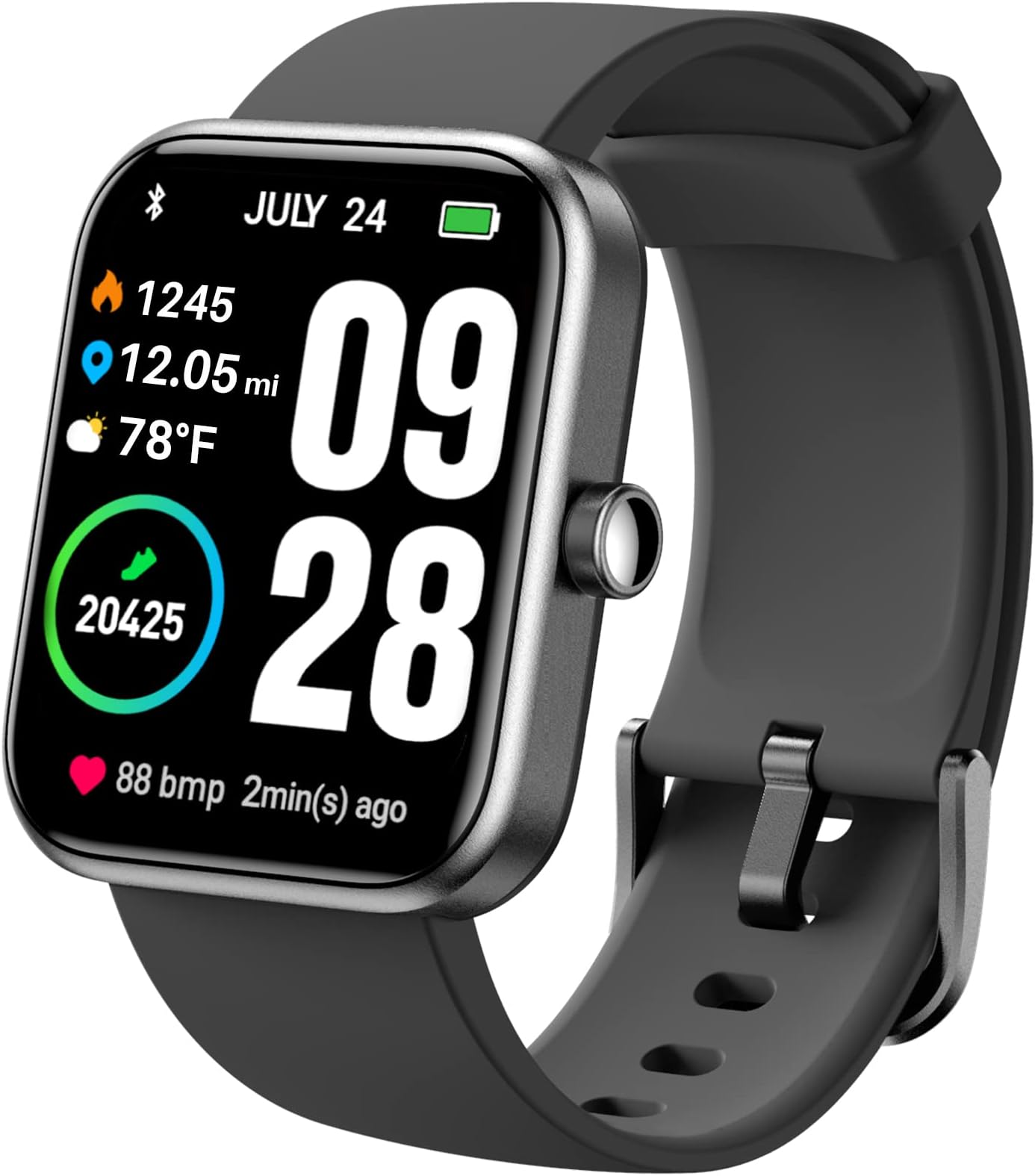 TOZO S2 Smart Watch Alexa Built-in Fitness Tracker with