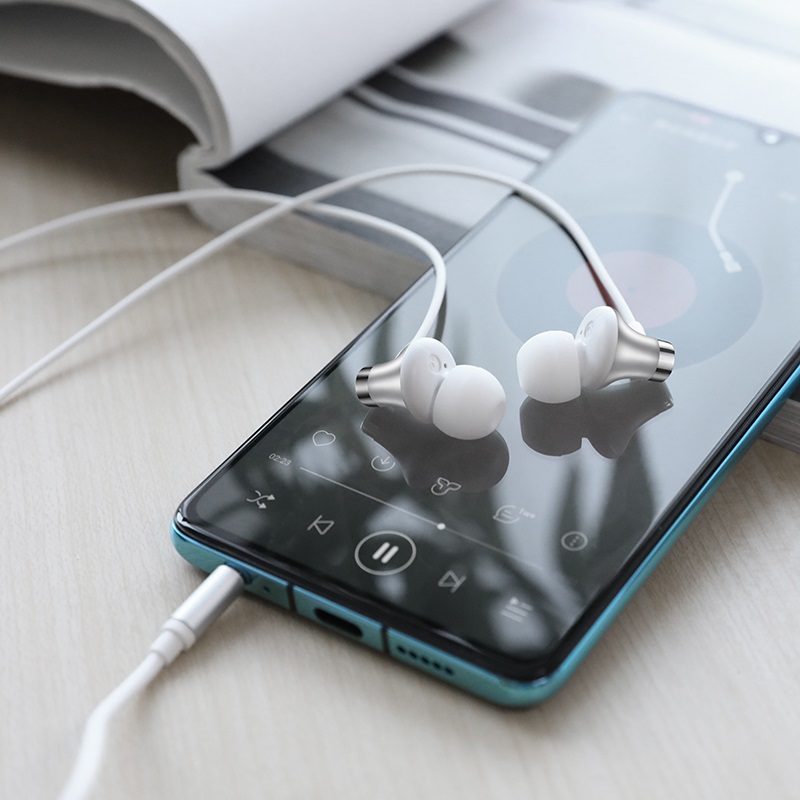 Wired earphones "M74 Classic" with mic combination set - HOCO