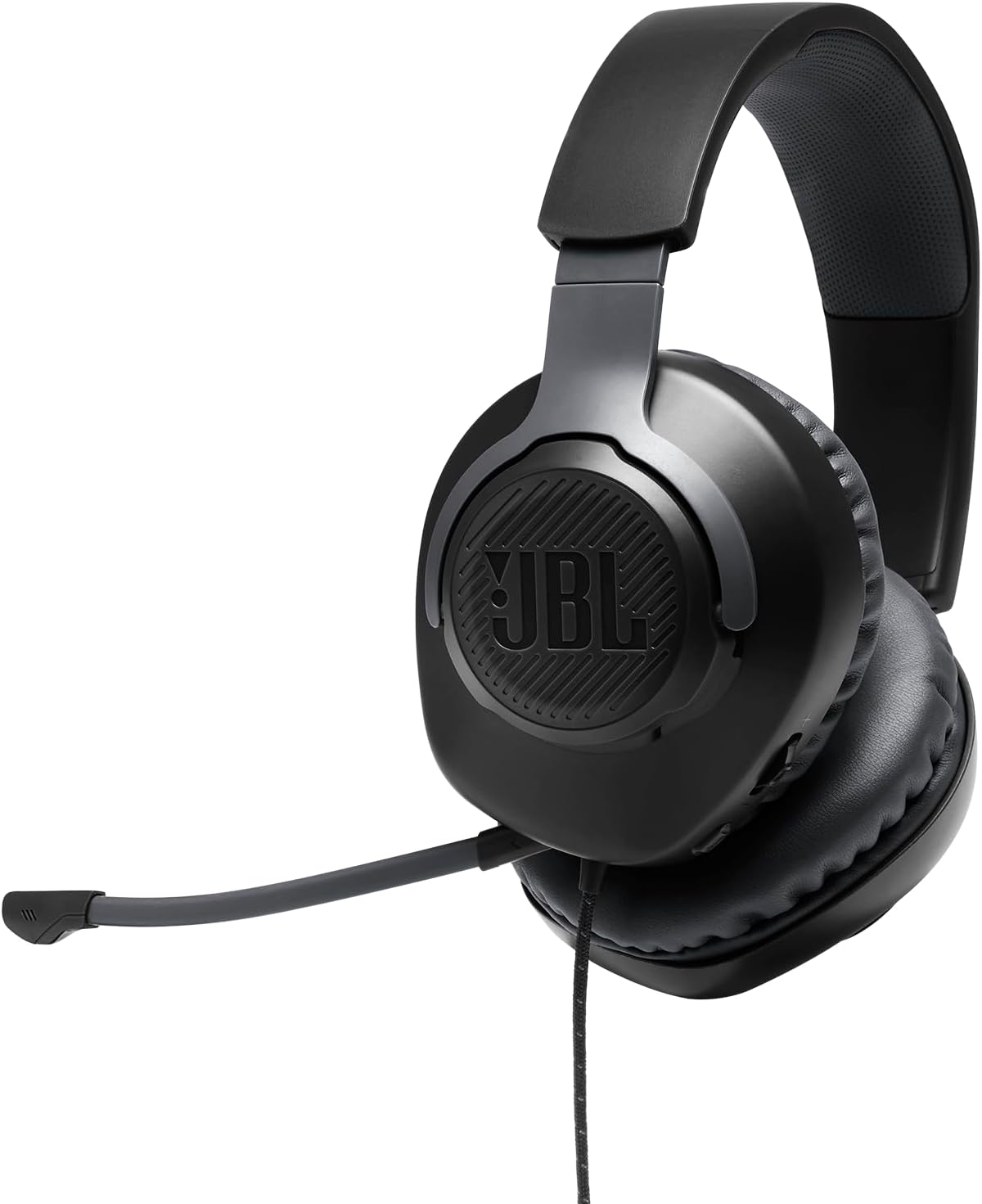 JBL Quantum 100 Wired Over Ear Gaming Headphones with Mic, 40mm Dynamic